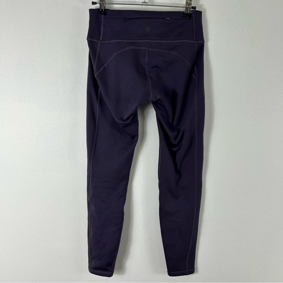 Athleta Womens Plum Purple Primaloft Alpine Valley Leggings size XS Fleece Lined - Picture 4 of 15